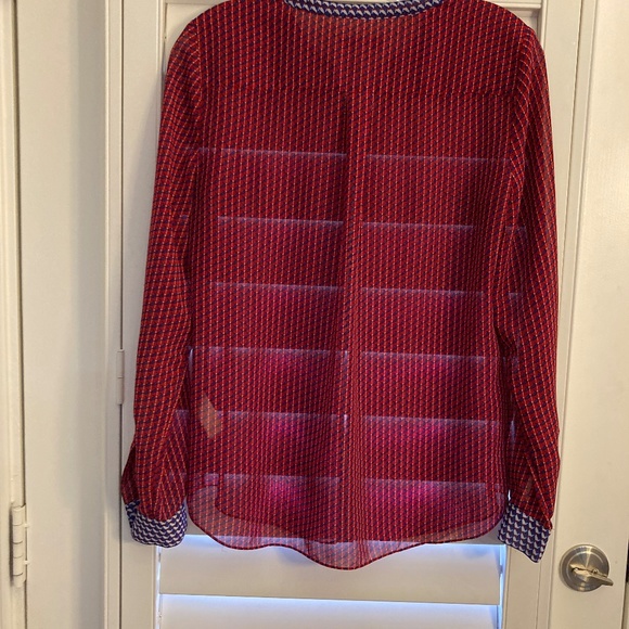 1. State Sheer Button Down Blouse Size S - Picture 4 of 4